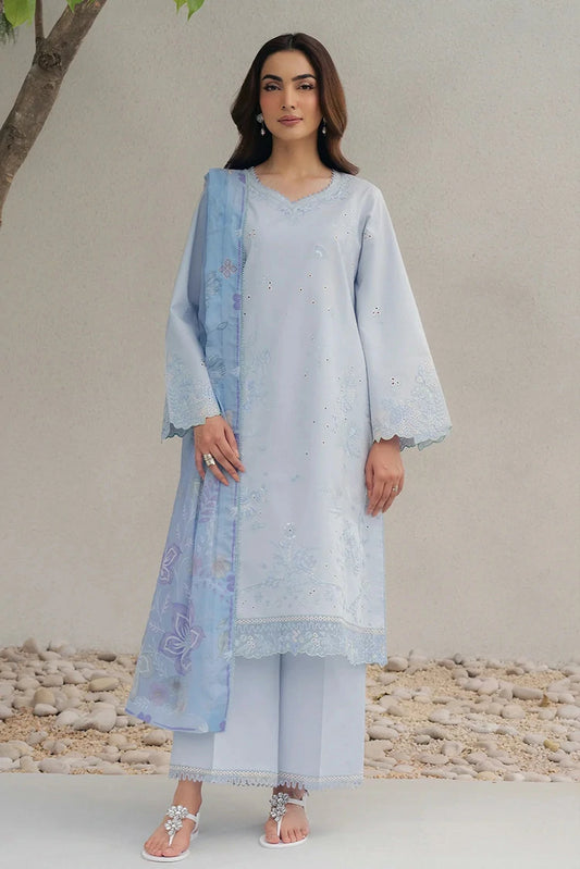 Seran - Eclat Premium Lux Lawn - 02-Eloire - Unstitched