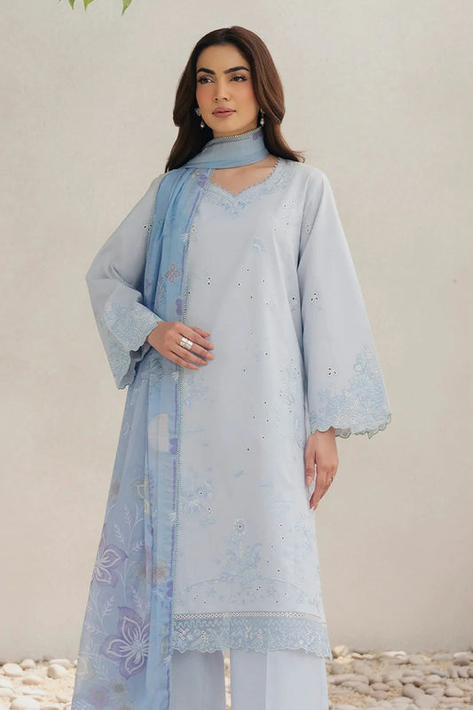 Seran - Eclat Premium Lux Lawn - 02-Eloire - Unstitched