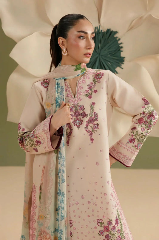 Rajbari - Jahaan Embroidered Lawn Signature Edit - JAHAAN 08 - Unstitched