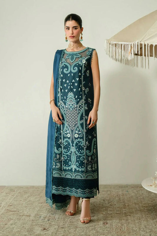 Zariya - Zaira Blooming Flower Lawn Collection - FAUNA-ZB6S101 - Unstitched