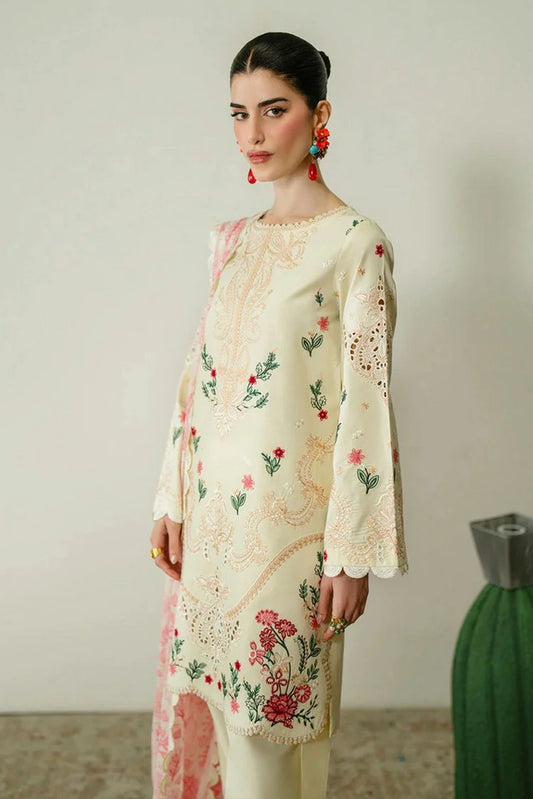 Zariya - Zaira Blooming Flower Lawn Collection - MAIA-ZB6S106 - Unstitched