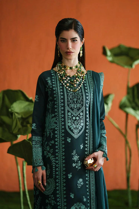 Zariya - Zaira Blooming Flower Lawn Collection - IEZAK-ZB6S108 - Unstitched