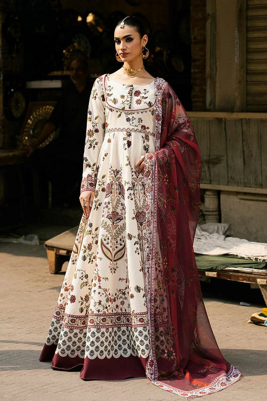 Shagna - Ek Dopahar Traditional Peshwaz Spring Summer - SP-105 (SITARA) - Unstitched