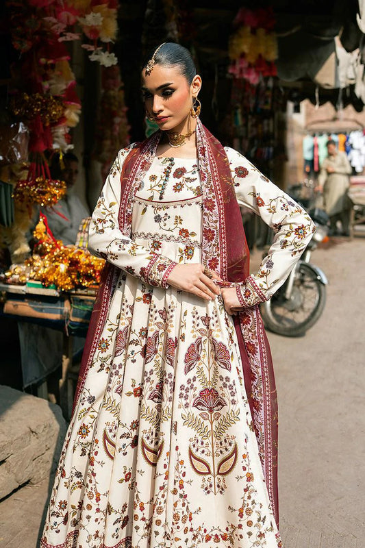 Shagna - Ek Dopahar Traditional Peshwaz Spring Summer - SP-105 (SITARA) - Unstitched