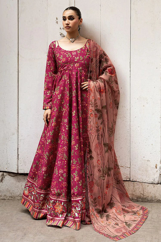 Shagna - Ek Dopahar Traditional Peshwaz Spring Summer - SP-108 (NAIN TARA) - Unstitched