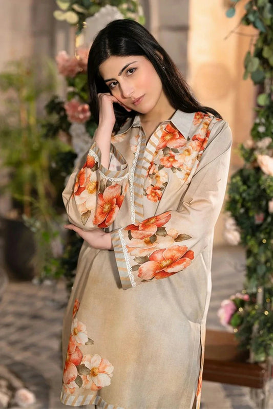 Mariam Aziz - Mahgul Printed Lawn Collection - F-4-002 Afreen - Unstitched
