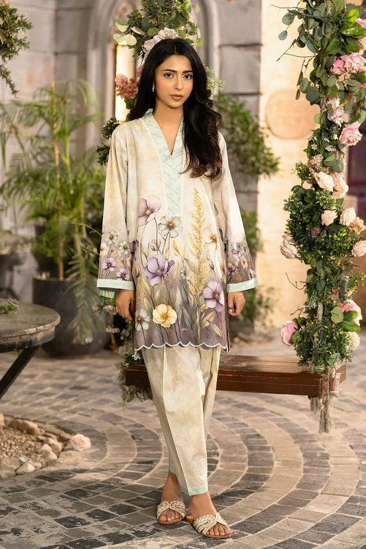 Mariam Aziz - Mahgul Printed Lawn Collection - F-4-006 Gulposh - Unstitched