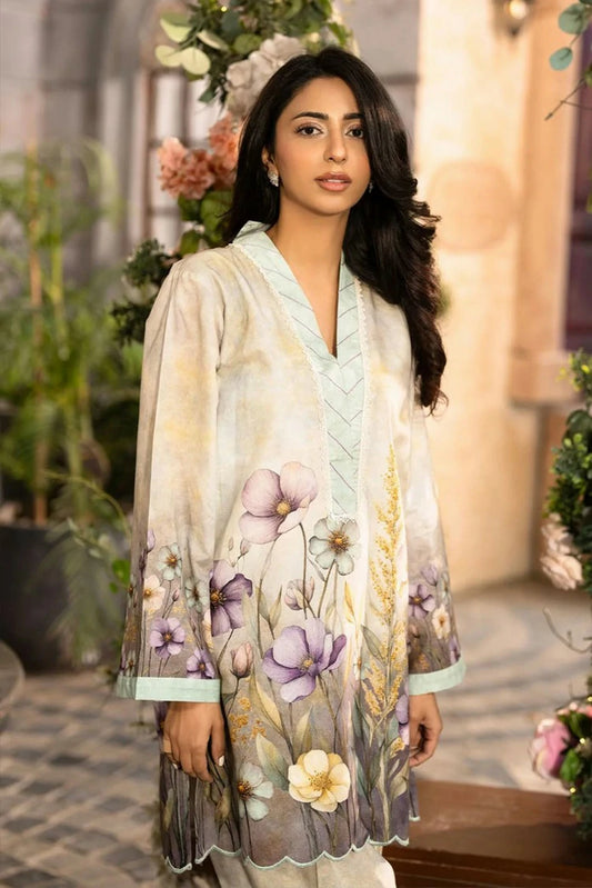 Mariam Aziz - Mahgul Printed Lawn Collection - F-4-006 Gulposh - Unstitched