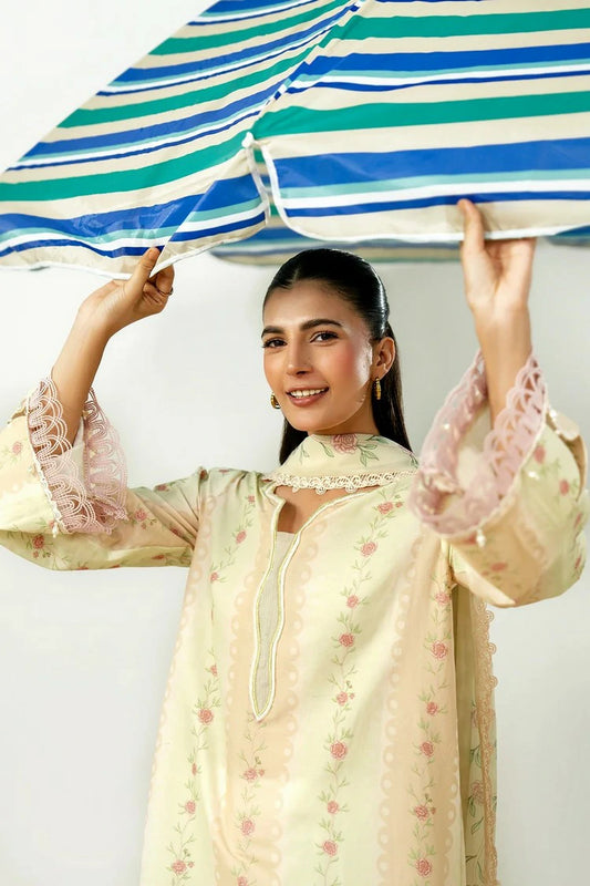 Zarposh - Sundaze Summer Prints - 08-Marzipan - Unstitched
