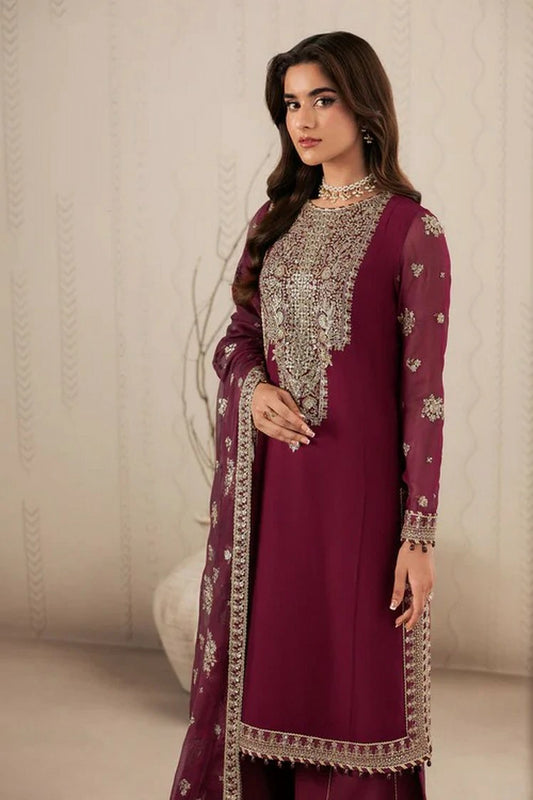 Zarif - Bayaan Chiffon Collection - ZR-BYN-04 NIDAH - Unstitched