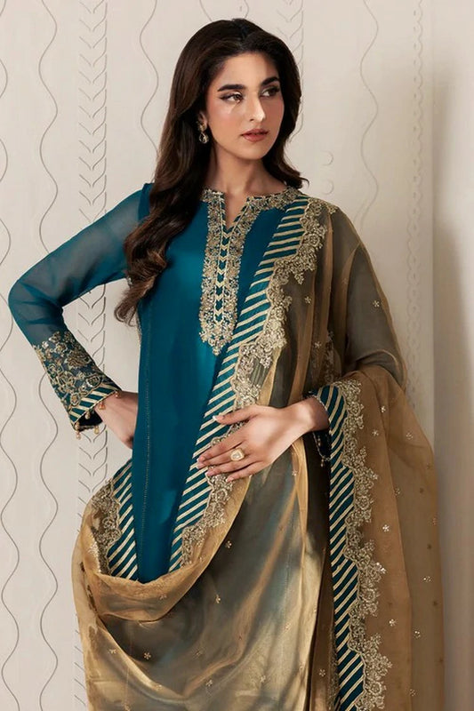 Zarif - Bayaan Chiffon Collection - ZR-BYN-06 JHEEL - Unstitched