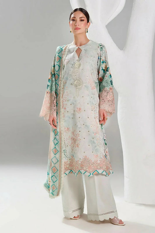 Ramsha - Dhanak Embroidered Lawn Collection Vol 2 - DH-209 - Unstitched