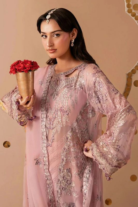Ramsha - Dastak Luxury Chiffon Collection Vol 3 - Q-305 - Unstitched