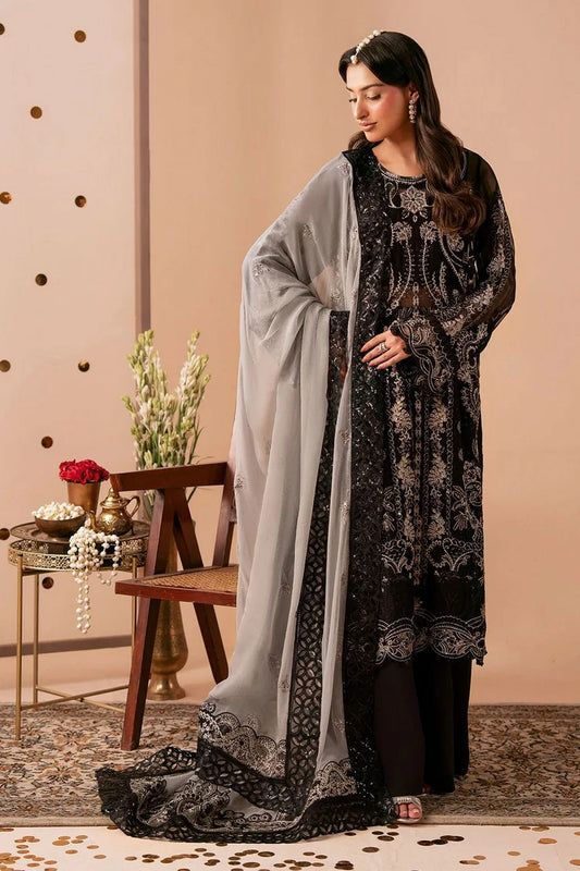 Ramsha - Dastak Luxury Chiffon Collection Vol 3 - Q-306 - Unstitched