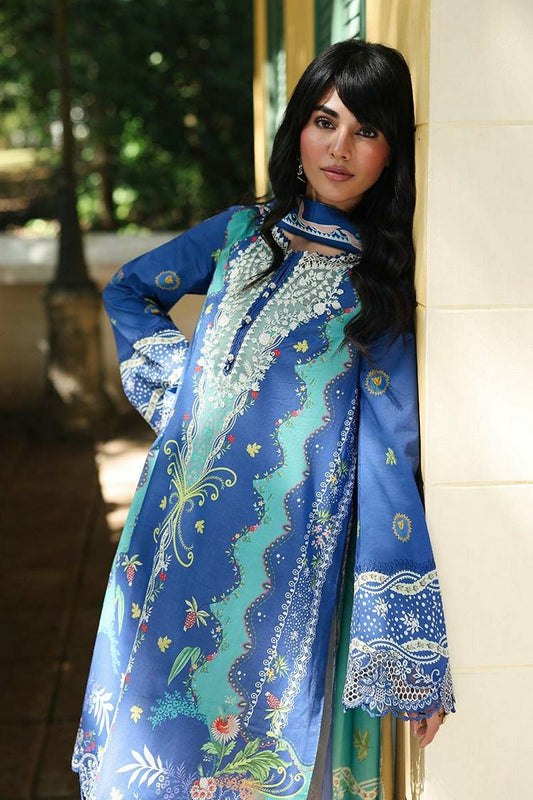 Qalamkar - Qprints Summer Prints Collection - AX-10B Viona - Unstitched
