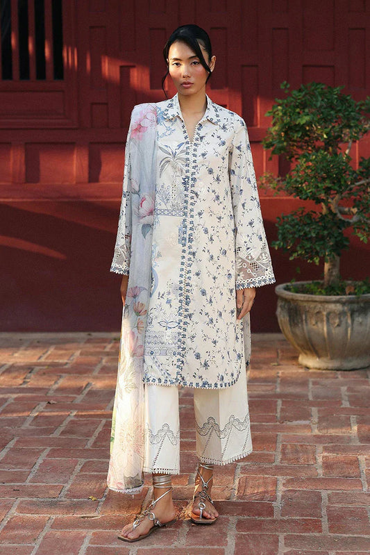 Qalamkar - Qprints Summer Prints Collection - AX-8A Aerin - Unstitched