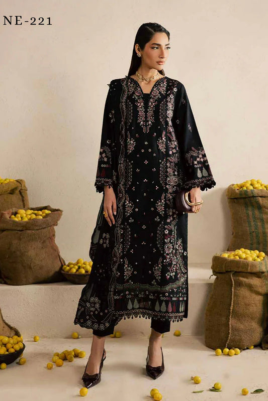 Nureh - Exclusive Luxury Lawn Karandi Collection Vol 1 - NE-221 - Unstitched