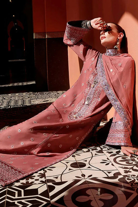 Mushq - Nuvera Raw Silk Elevated Collection - 4U-Hermione - Unstitched