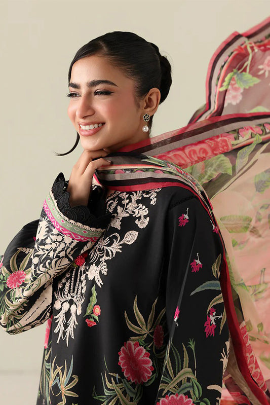 Roheenaz - Rosette Lawn Collection - 1A-Radiant Noon - Unstitched
