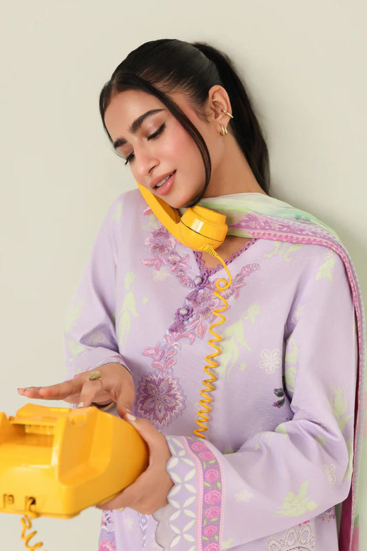 Roheenaz - Rosette Lawn Collection - 3A-Azure Days - Unstitched