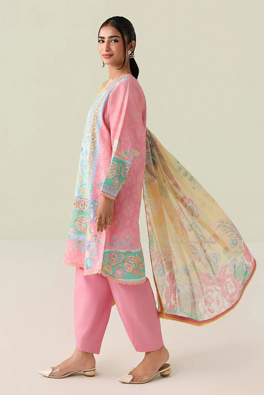Roheenaz - Rosette Lawn Collection - 4A-Golden Hour - Unstitched