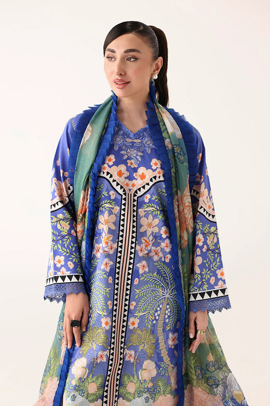 Roheenaz - Rosette Lawn Collection - 6A-Breeze Of Dawn - Unstitched