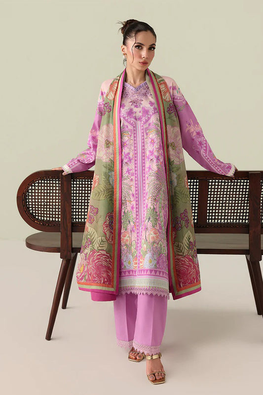 Roheenaz - Rosette Lawn Collection - 6B-Soft Solstice - Unstitched