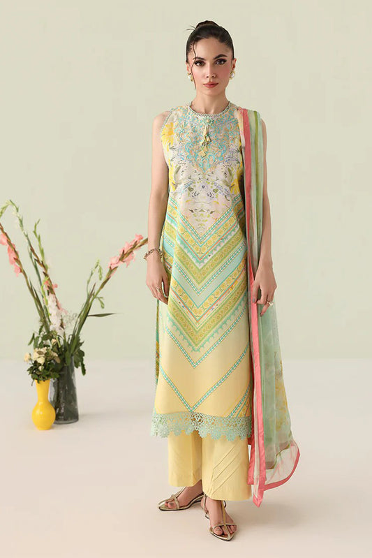 Roheenaz - Rosette Lawn Collection - 7B-Bloomed Muse - Unstitched