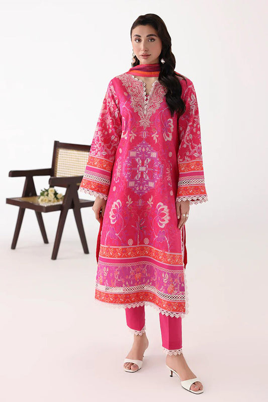 Roheenaz - Rosette Lawn Collection - 8A-Lumina - Unstitched