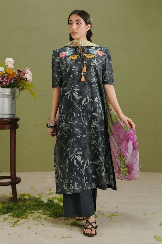 Zara Shahjahan - Coco Prints Drop 1 - Gece-5B - Unstitched