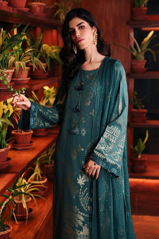 Nureh - Maya Embroidered Lawn Jacquard Collection Vol 1 - NE-224 - Unstitched