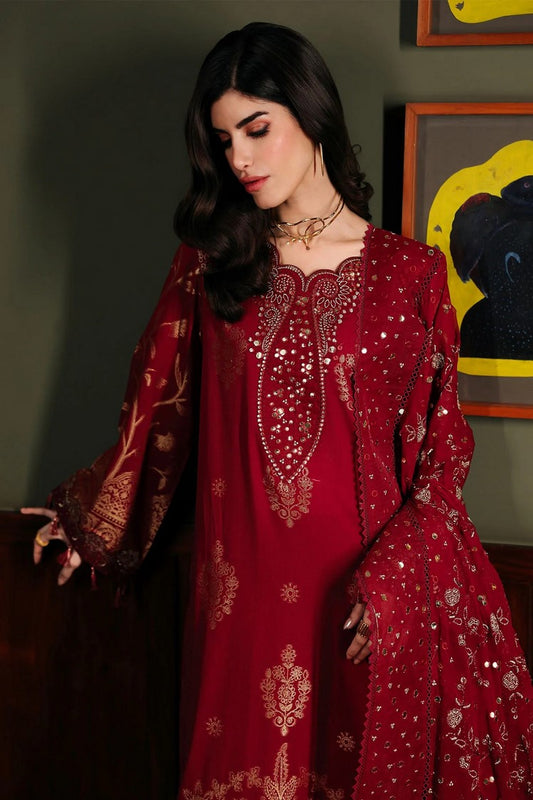 Nureh - Maya Embroidered Lawn Jacquard Collection Vol 1 - NE-225 - Unstitched