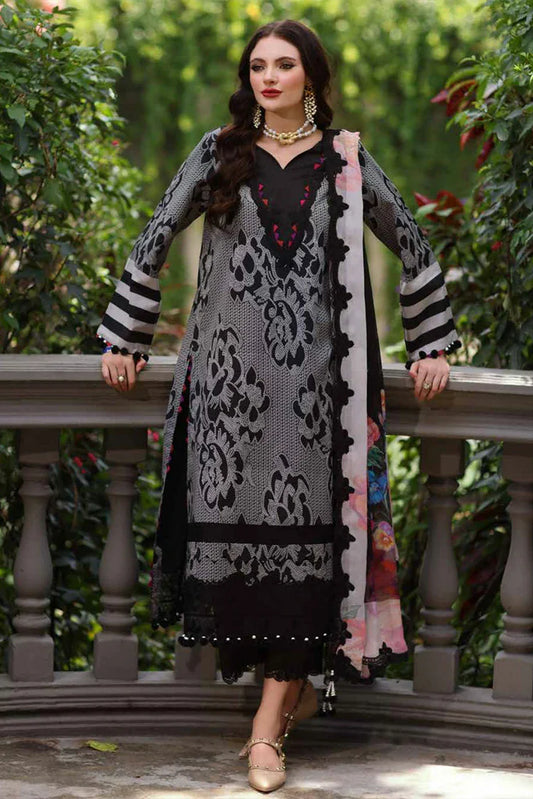 Charizma - Aghaz e Nou Embroidered Lawn Collection Vol 1 - AG6-07 - Unstitched