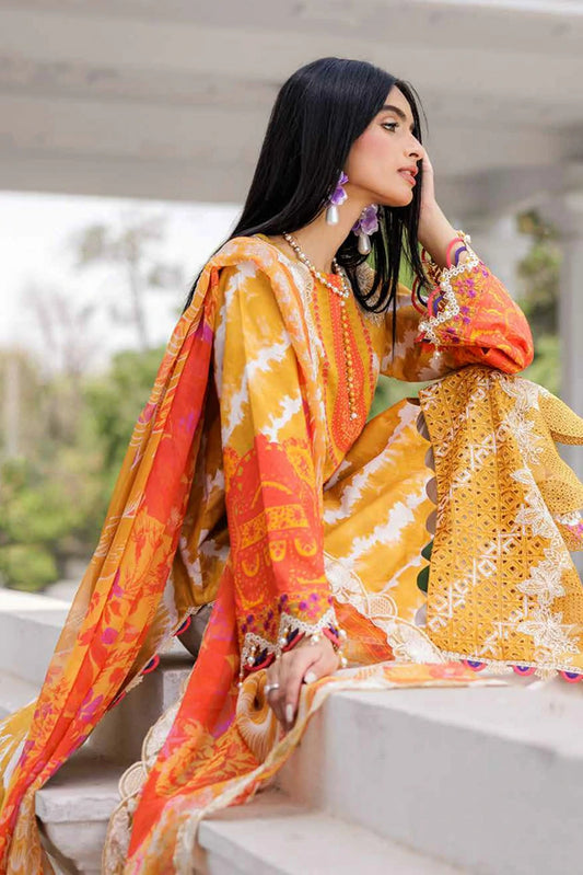 Charizma - Aghaaz e Nou Embroidered Lawn Collection Vol 1 - AG6-06 - Unstitched