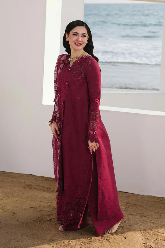 Qalamkar - Sahil Luxury Lawn Collection - SA-14 Nelam - Unstitched