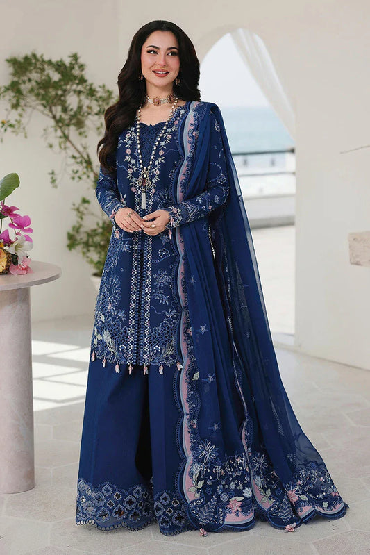 Qalamkar - Sahil Luxury Lawn Collection - SA-16 Esma - Unstitched