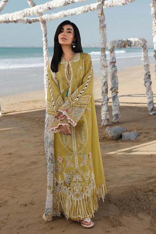 Qalamkar - Sahil Luxury Lawn Collection - SA-07 Hira - Unstitched