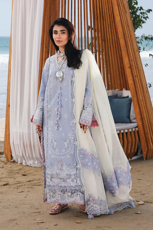 Qalamkar - Sahil Luxury Lawn Collection - SA-08 Zayna - Unstitched