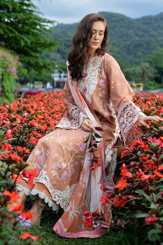 Mushq - Hemline The Secret Garden - 1A-Rosette Reverie - Unstitched