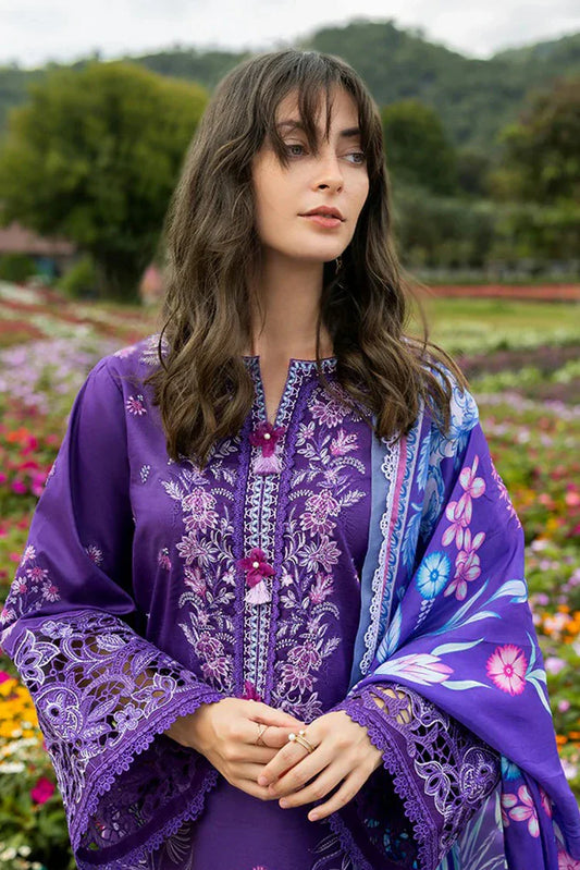 Mushq - Hemline The Secret Garden - 2B-Lily Veil - Unstitched