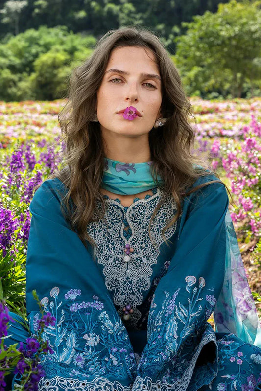 Mushq - Hemline The Secret Garden - 5B-Emerald Fern - Unstitched