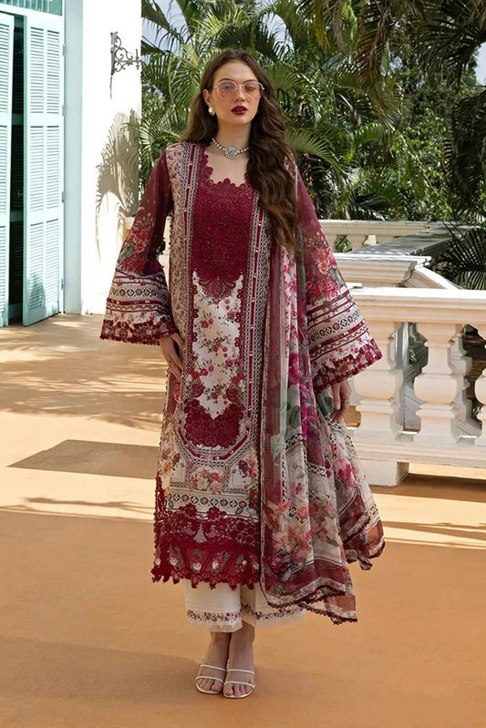 Elaf - Signature Florals Whispers Collection - ESA-2B RUBY LADY - Unstitched