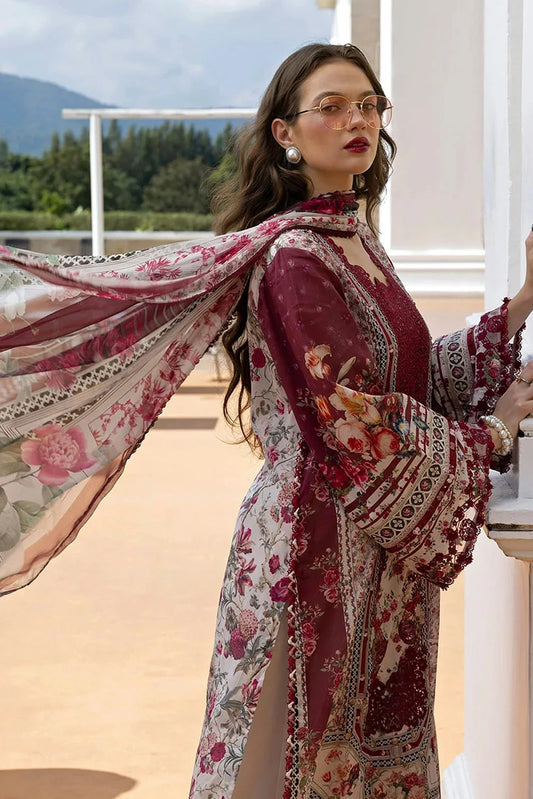 Elaf - Signature Florals Whispers Collection - ESA-2B RUBY LADY - Unstitched