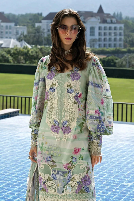 Elaf - Signature Florals Whispers Collection - ESA-6B EVELINE WHISPER - Unstitched