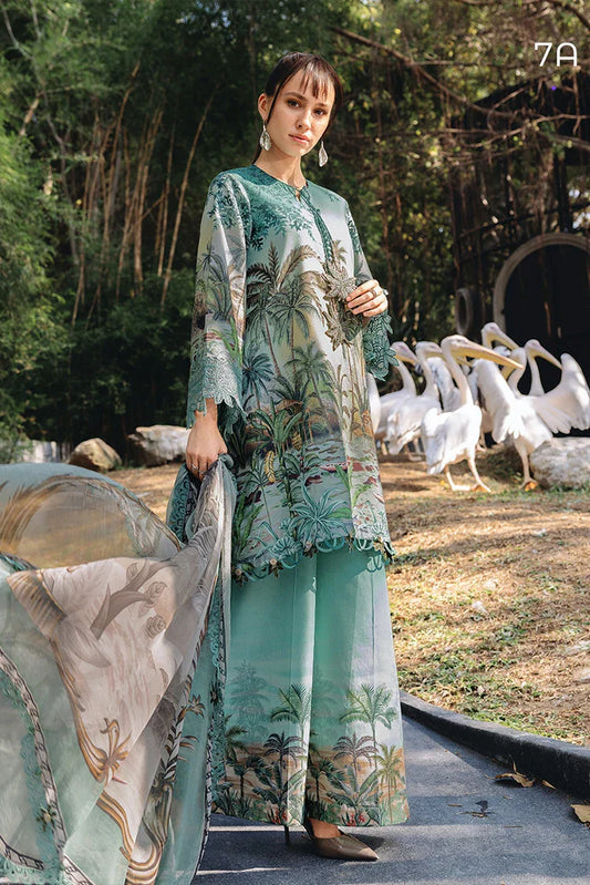 Maria B - Safari Scape M Prints Summer Collection - Design-7A - Unstitched