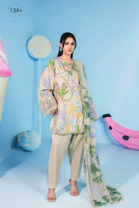 Maria B - M Basics Spring Summer Edition Vol 1 - Design-13A - Unstitched