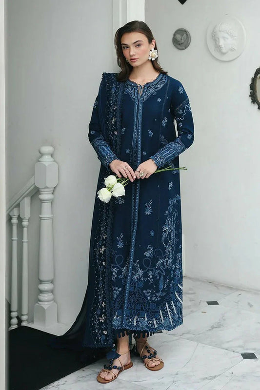 Qalamkar - Qline Lawn Drop 1 - RP-10 ZOHAL - Unstitched