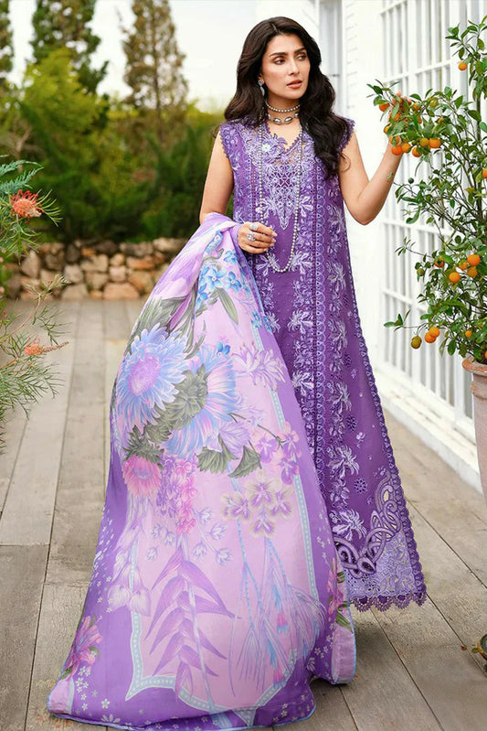 Mushq - A Moi Held by Love Luxury Lawn - 10U-Lovers Lane - Unstitched