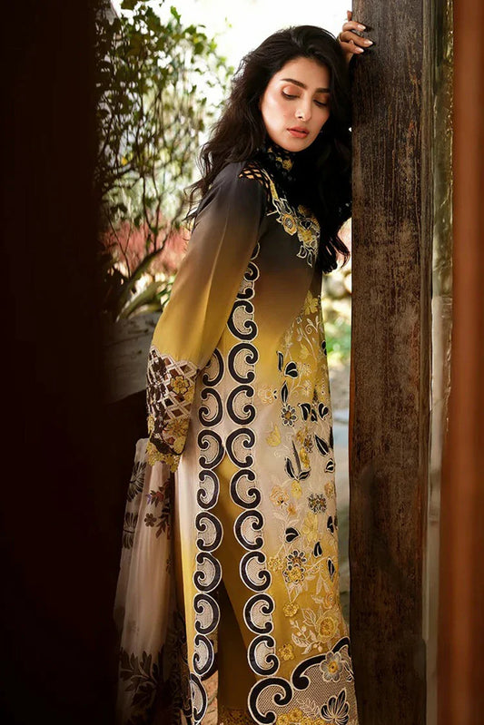 Mushq - A Moi Held by Love Luxury Lawn - 15U-Timeless Charm - Unstitched