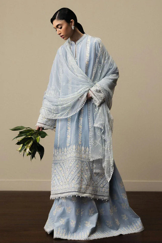 Zara Shahjahan - Satori Lawn Collection - AOYOMI-D1 - Unstitched